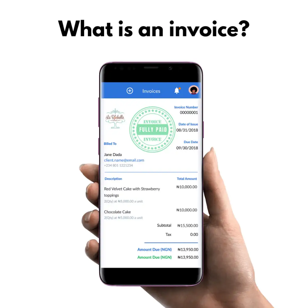 invoice template