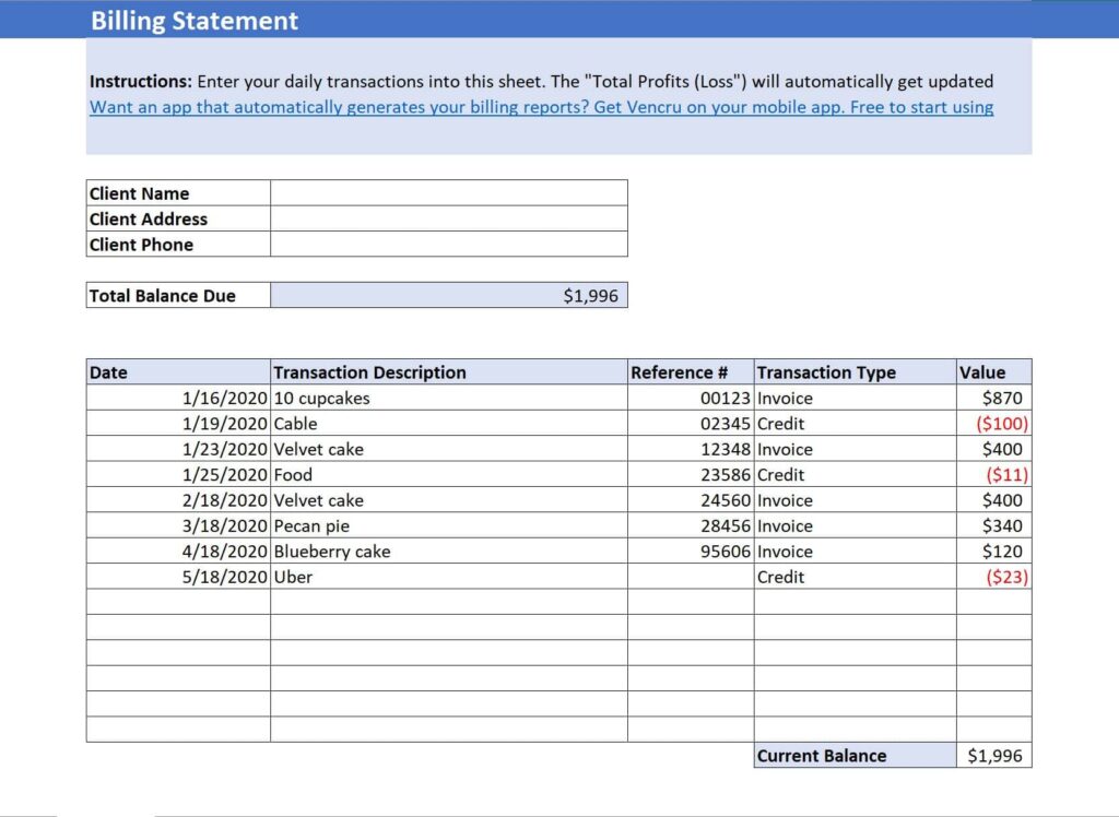 Free Excel Accounting Templates And Bookkeeping Spreadsheet Vencru