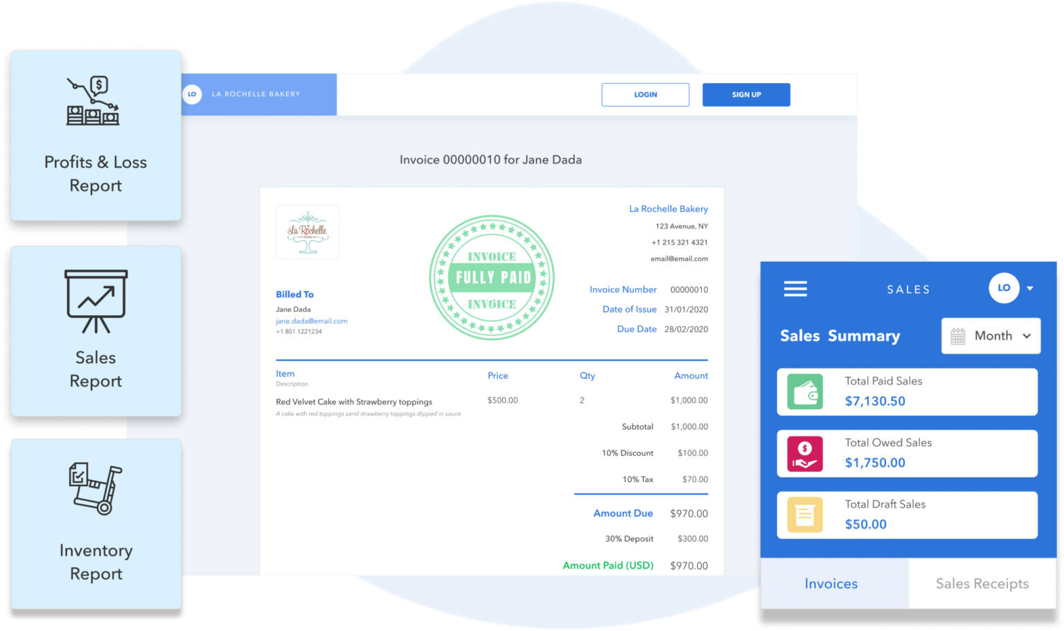 Receipt maker for small businesses vencru