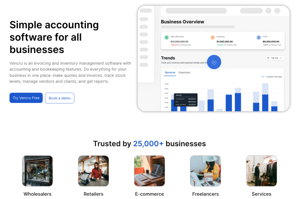 Vencru | 6 Best Accounting Software For Small Businesses