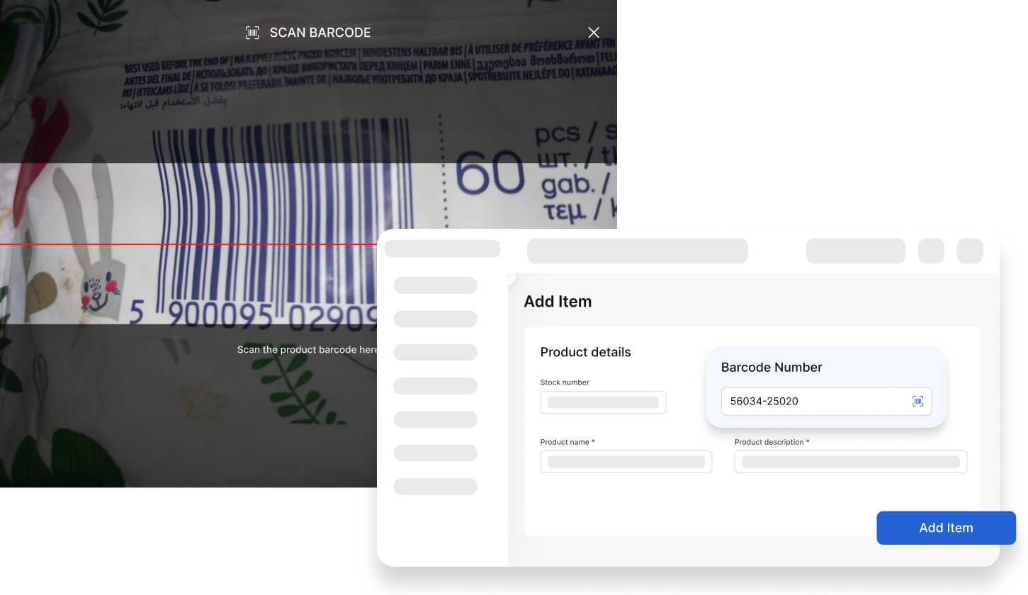 Vencru Barcode Scanner App for Inventory Management