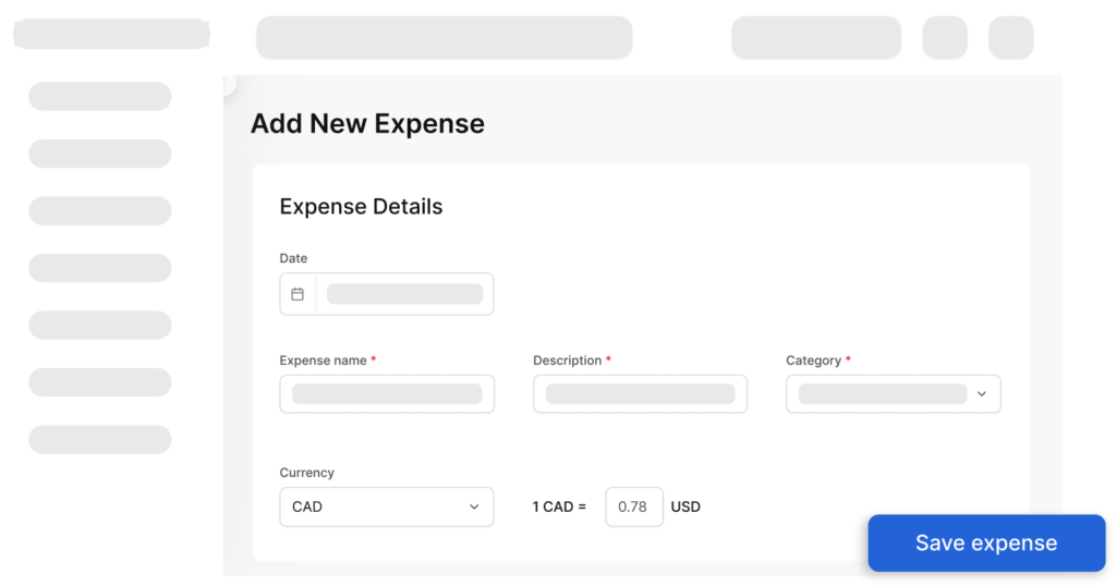 Expense Tracking App