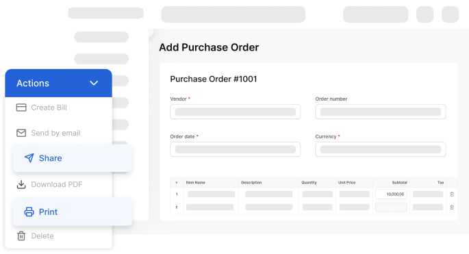 Purchase Requisition and Purchase Order