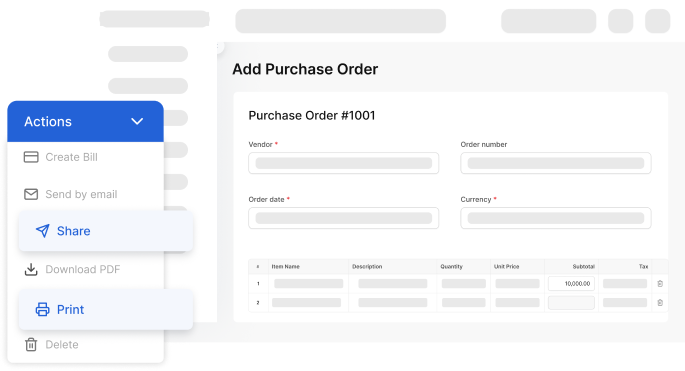 Purchase Orders and Contracts - Vencru