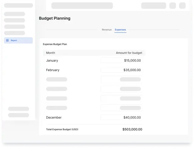 Expense Budgeting app