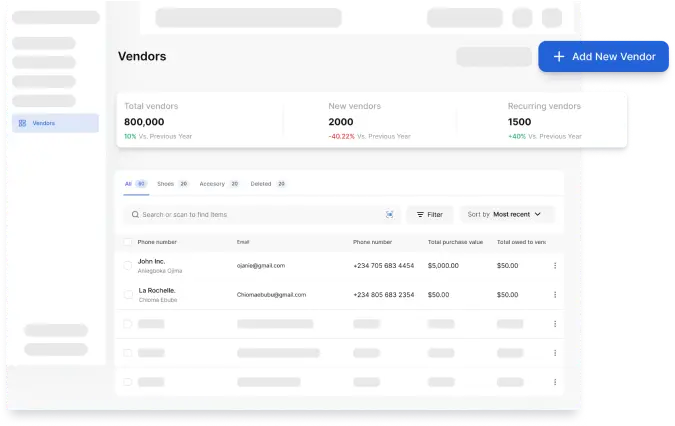Vendor management