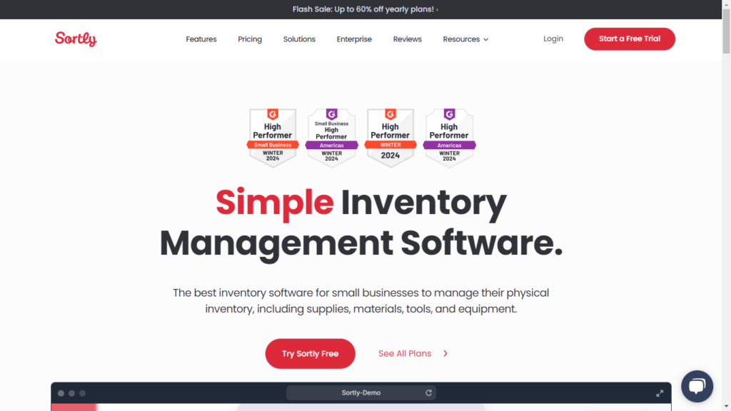 Sortly inventory management software