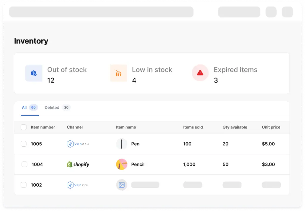 Vencru|Wholesale inventory management software for Small Business