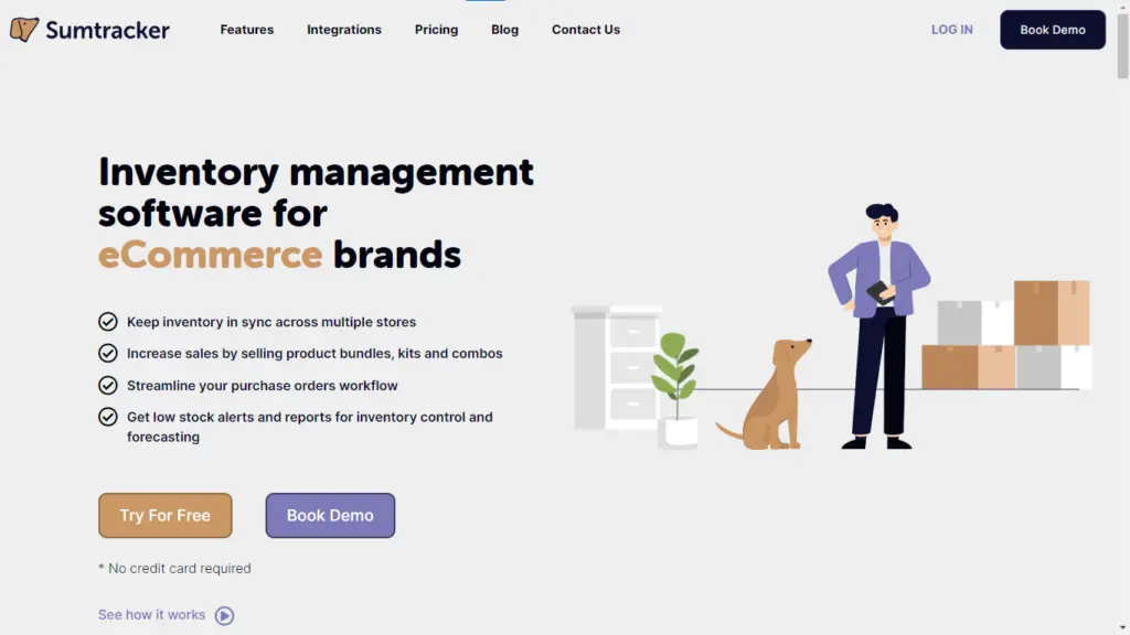 Sumtracker inventory software