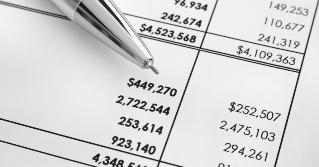 Income statement
Cashflow