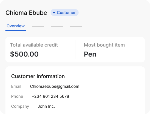 Screenshot showing balances of create notes in Vencru web app
