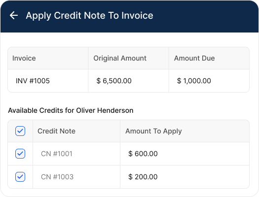 Screenshot showing how to apply a multiple create notes
